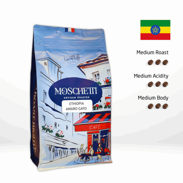 Moschetti Coffee Bag.Amaro Gayo