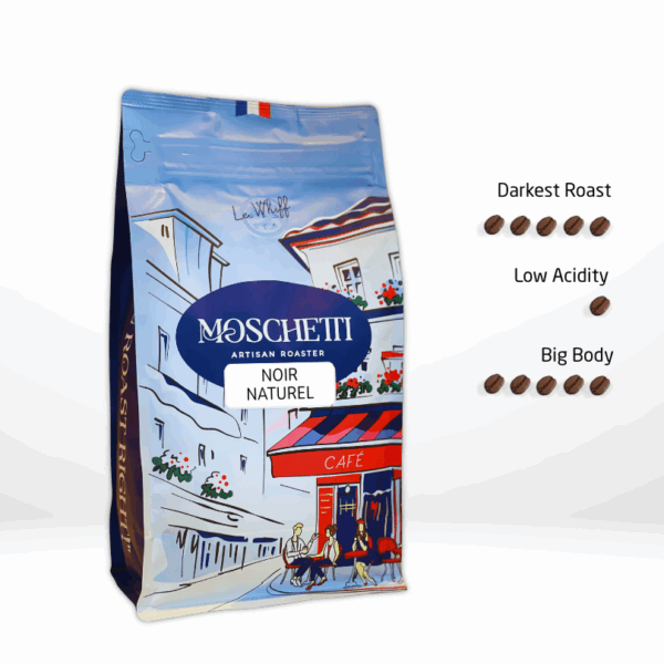 Moschetti Coffee Bag.Noir Naturel